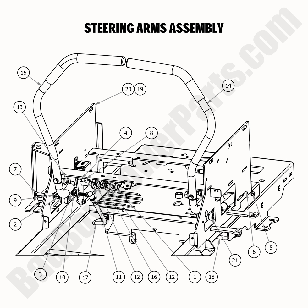 2020 MZ & MZ Magnum Steering Arm Assembly